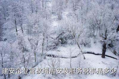 安裝服務費與建設工程勘察的稅率解析